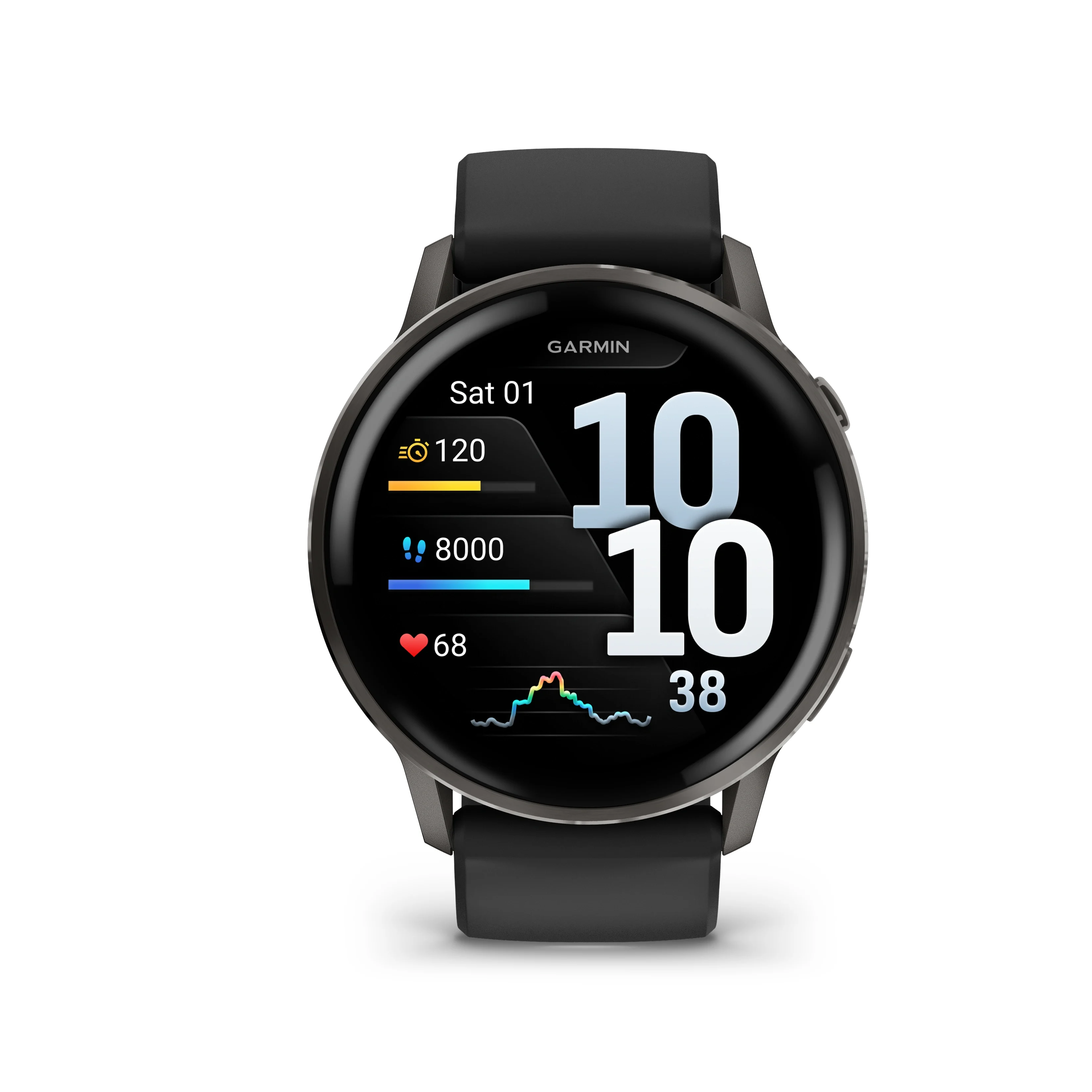 Garmin Venu 4 Black + Slate/Black 45 mm - Smart watch & aktivitetsarmband
