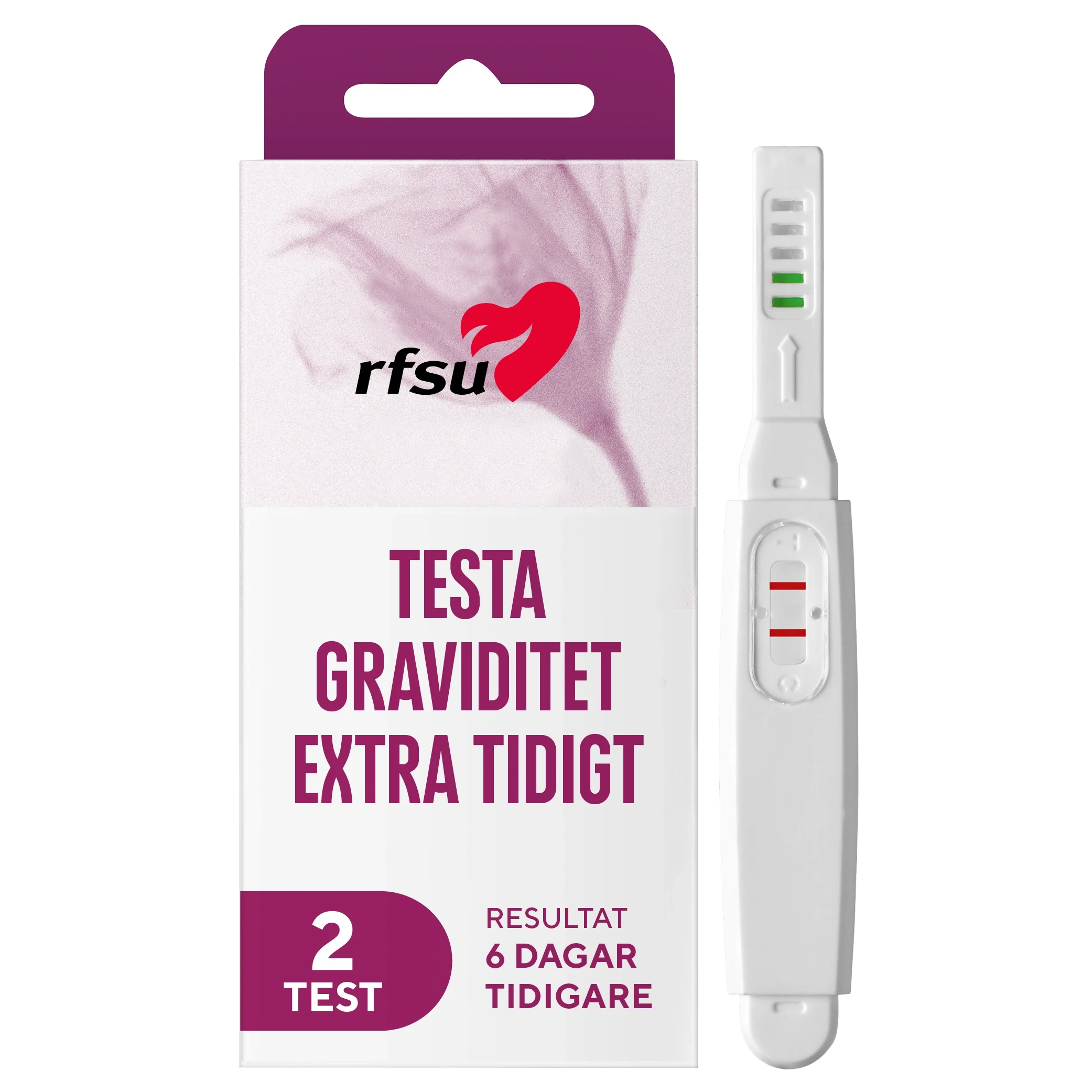 RFSU Early Tidigt Graviditestest 2-pack - Graviditetstest
