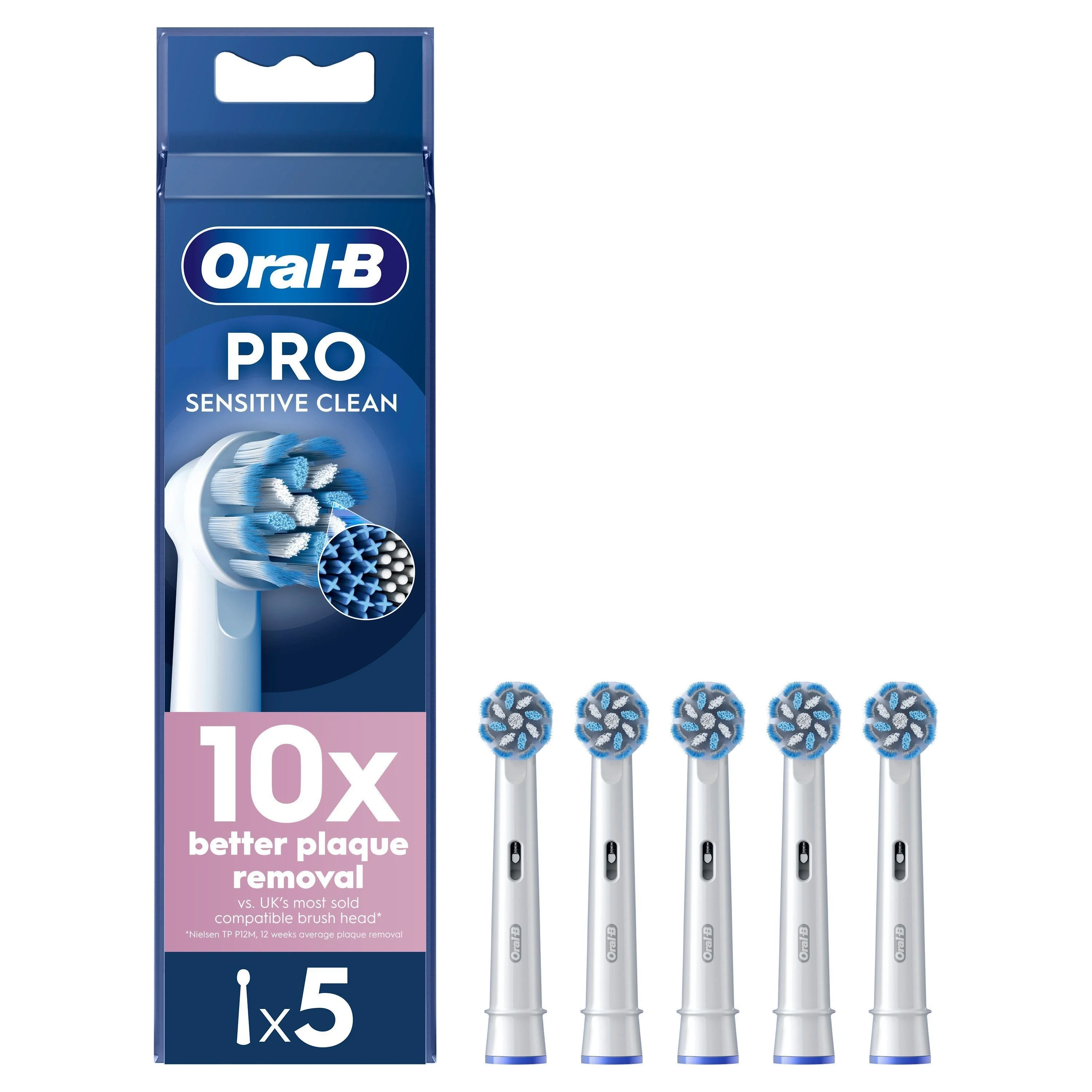 Oral-B Sensitive Clean & Care Borsthuvud 5-pack - Tandborsthuvuden