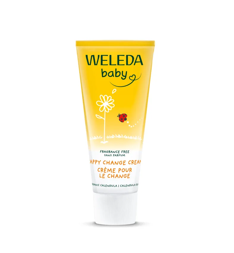 Weleda Calendula Nappy Change Cream Fragrance Free 75 ml - Babyrumpor & röda stjärtar