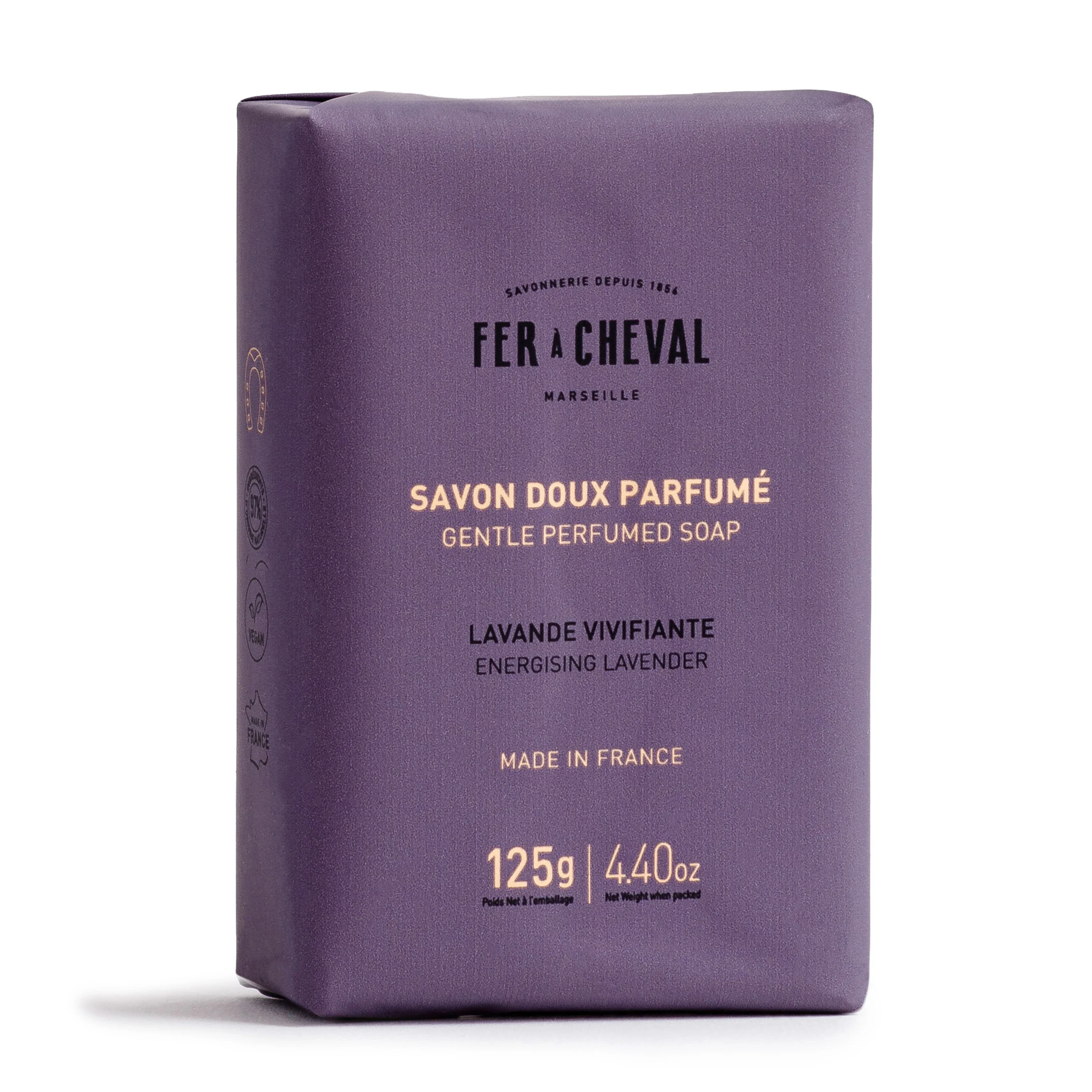Fer à Cheval Fast Tvål Energising Lavender 125 g