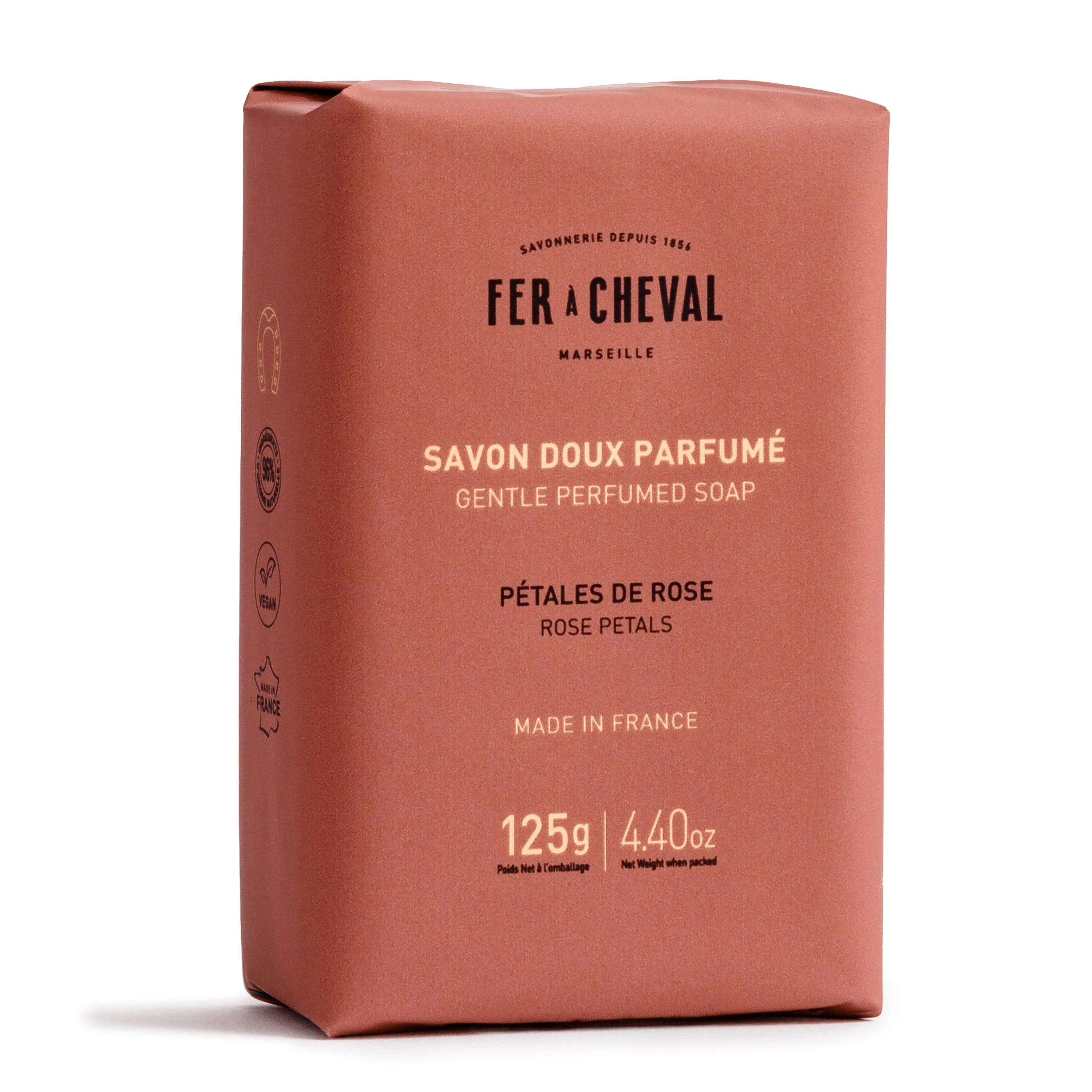 Fer à Cheval Fast Tvål Rose Petals 125 g