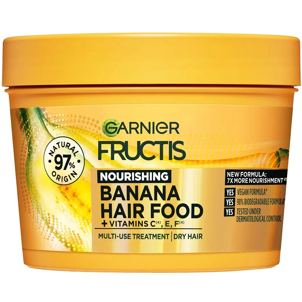 Garnier Fructis Hair Food Banana Hair Mask 400 ml - Hårinpackning