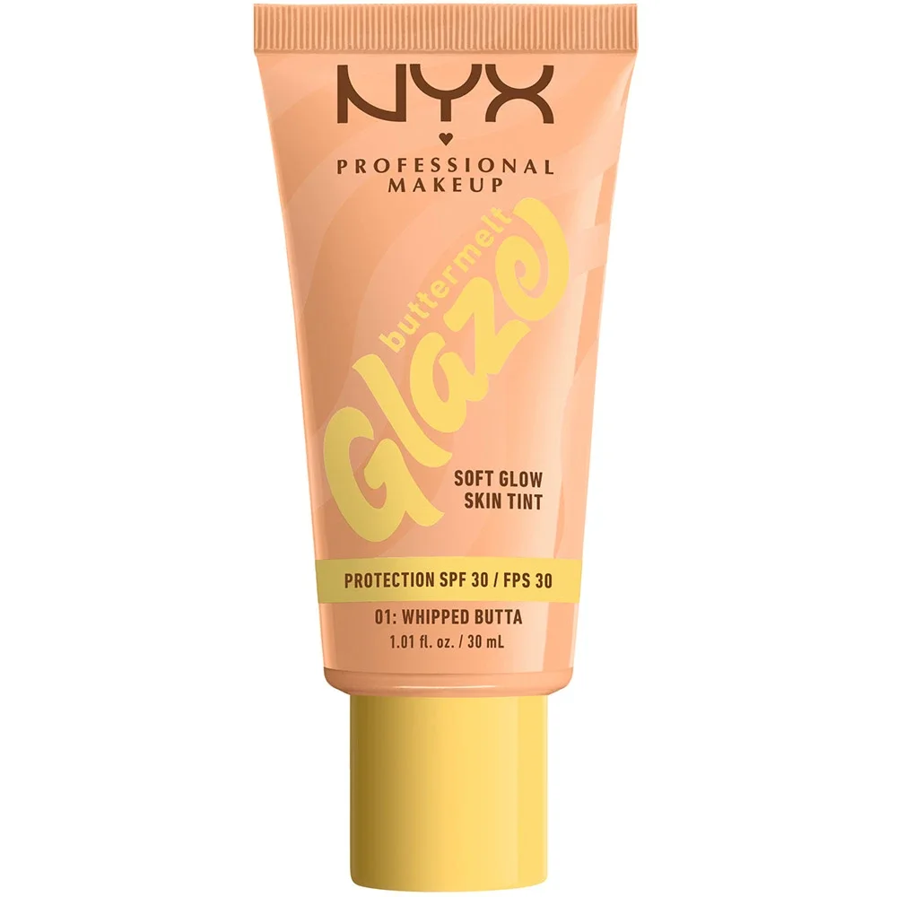 NYX Professional Makeup Buttermelt Glaze Skin Tint SPF30, 30 ml 01 Whipped - Makeup