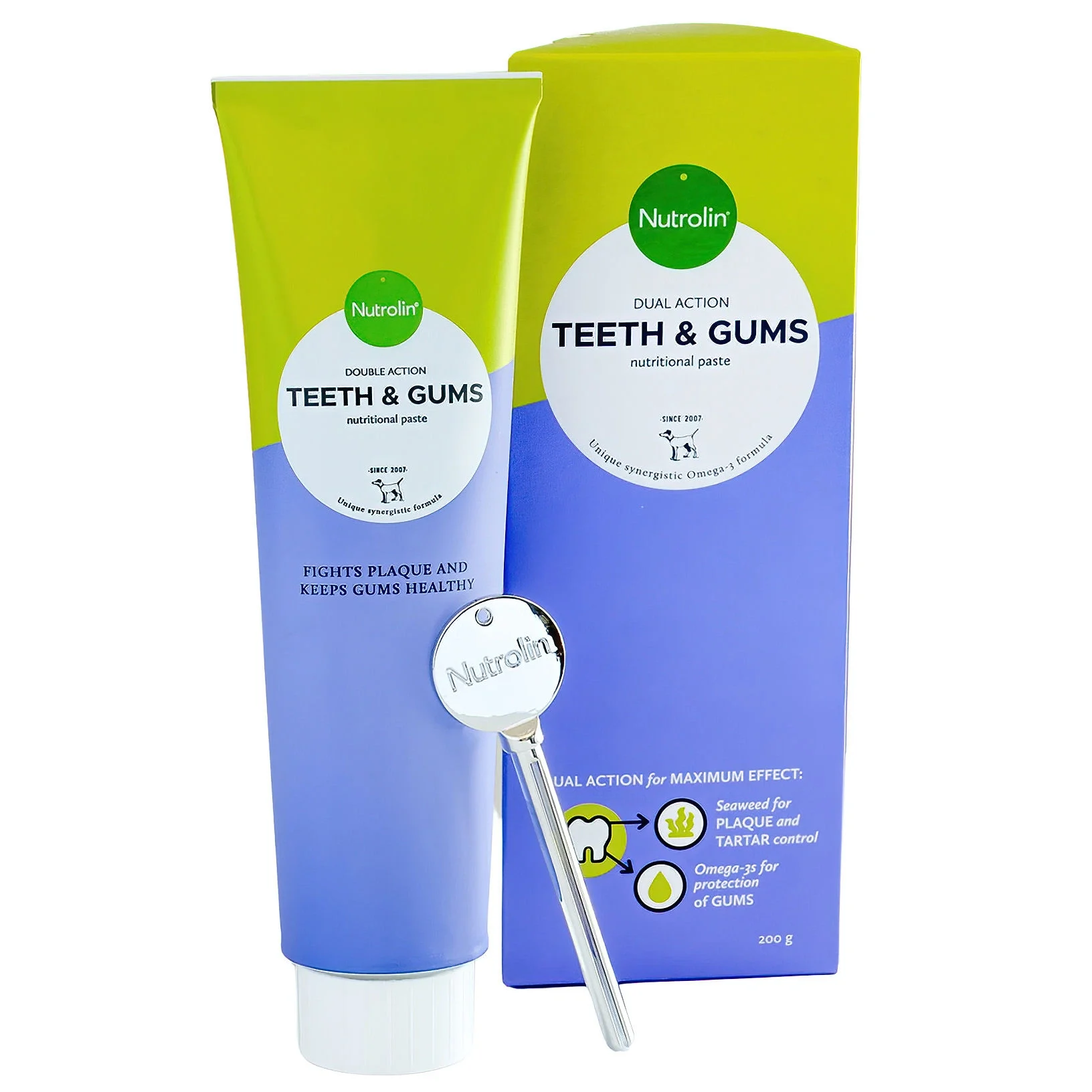 Nutrolin Teeth & Gums Paste 200 g - Fodertillskott hund