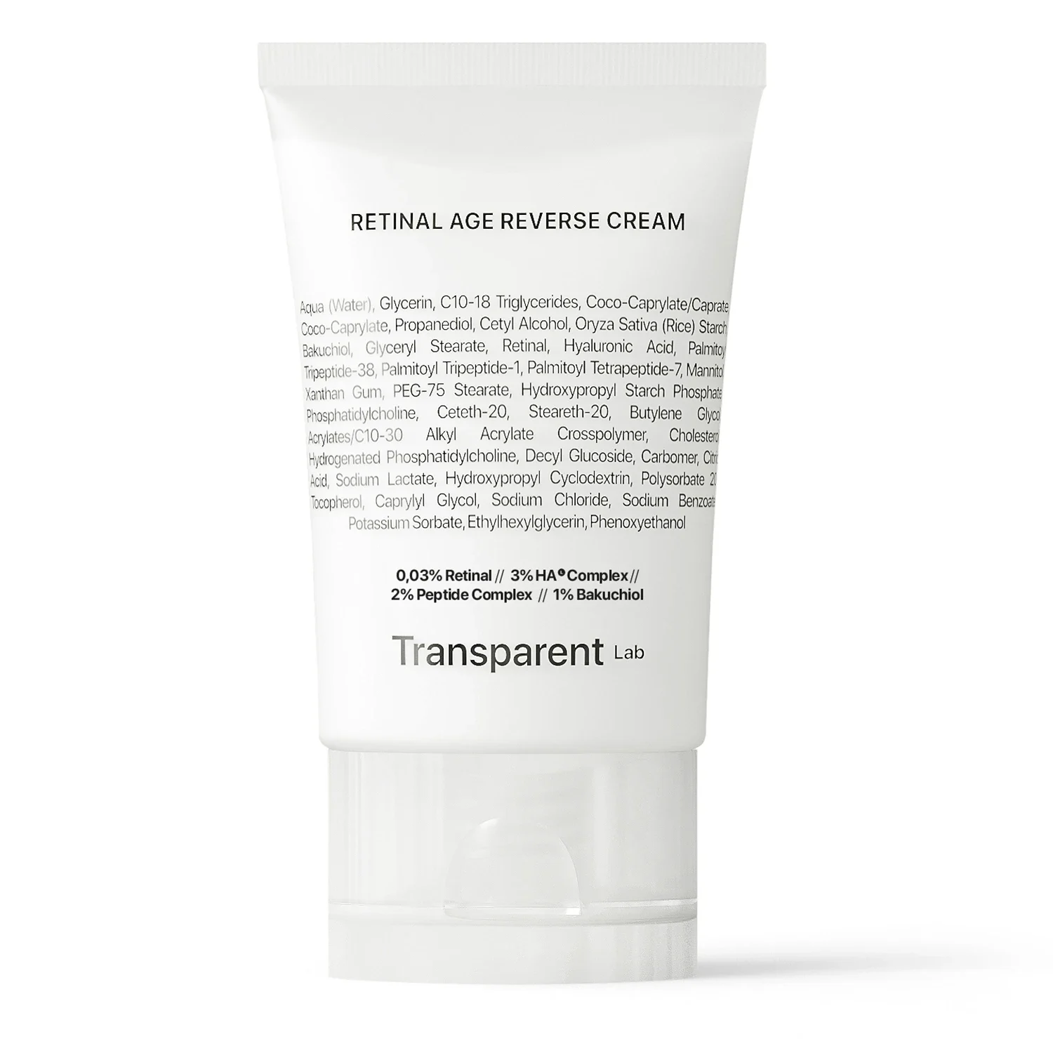 Niche Beauty Lab Transparent Lab Retinal Age Reverse Cream 30 ml