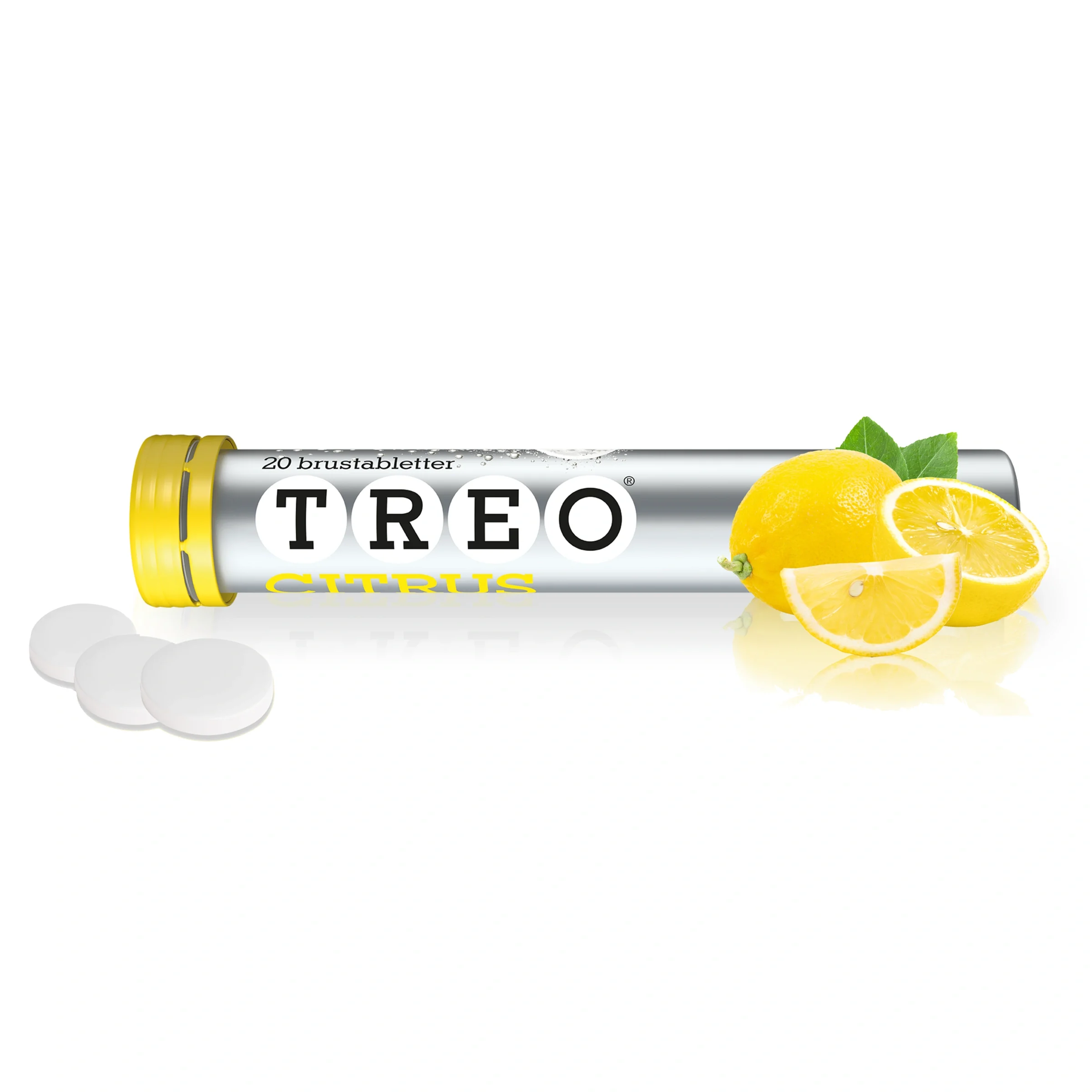 Treo Citrus brustablett 500 mg/50 mg 20 st - Huvudvärkstabletter