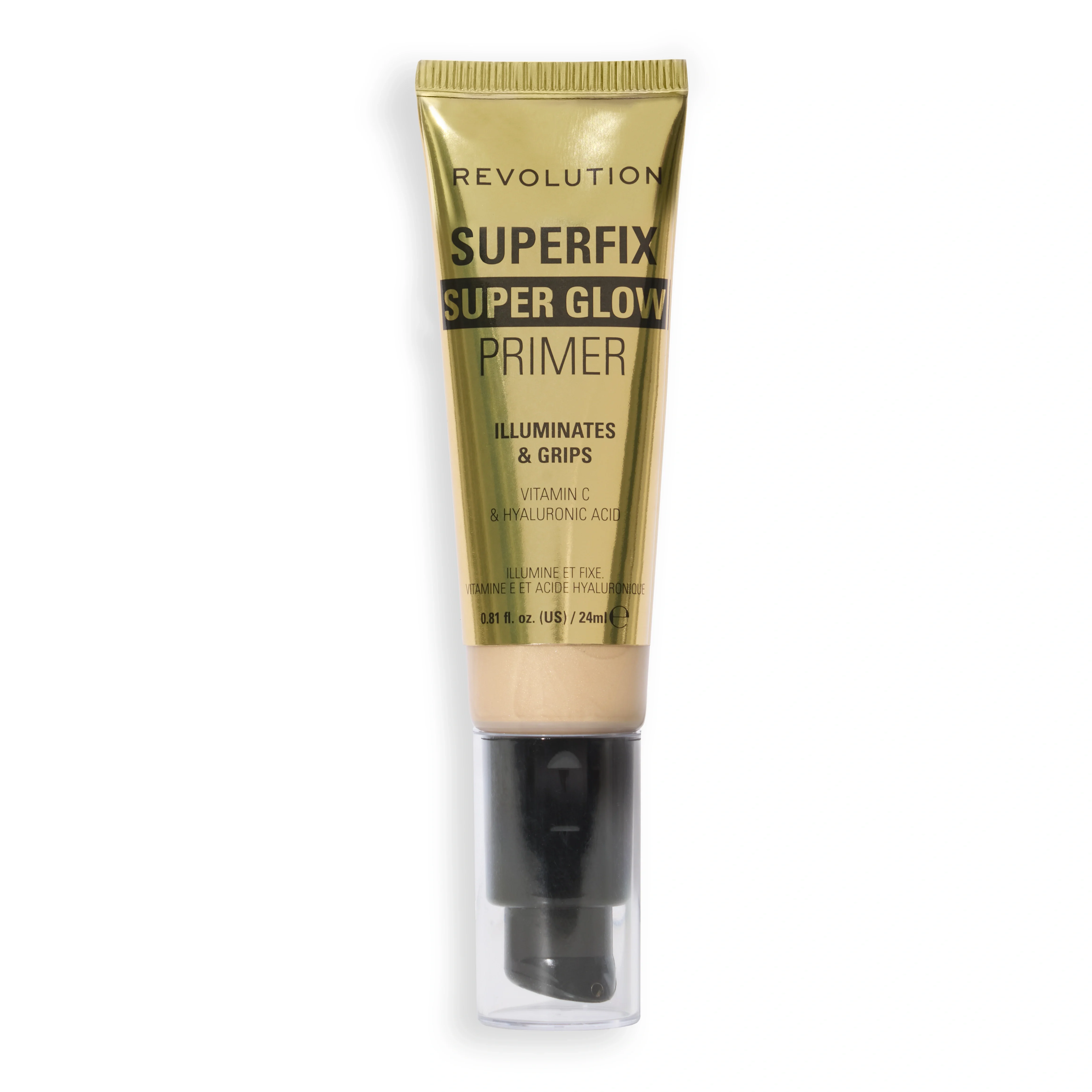 Revolution Beauty London Superfix Grip Superglow Primer Gold 24 ml - Primer