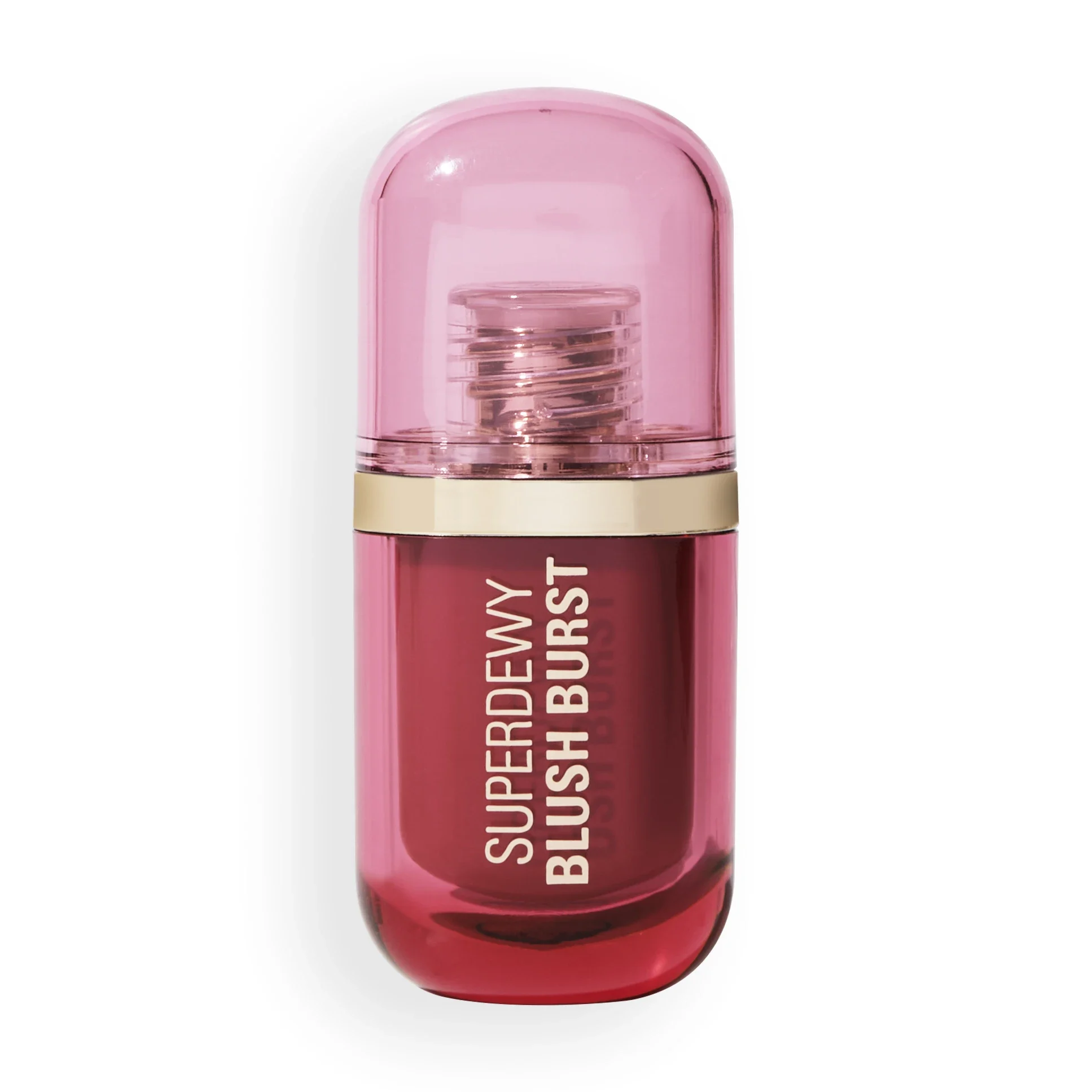 Revolution Beauty London Superdewy Blush Plump Serum Liquid Blush 4,2 ml Rose all Day Dusty Pink
