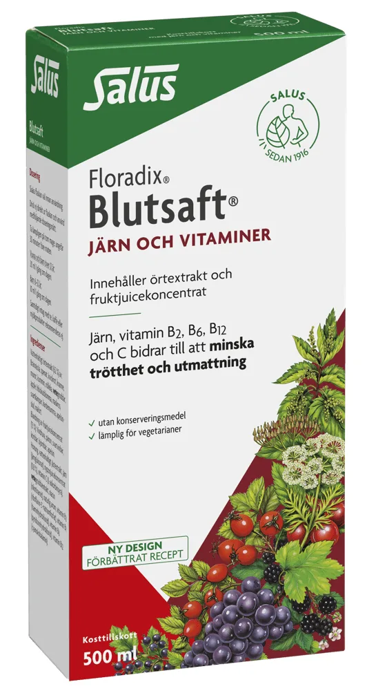 Blutsaft 500 ml - Järn