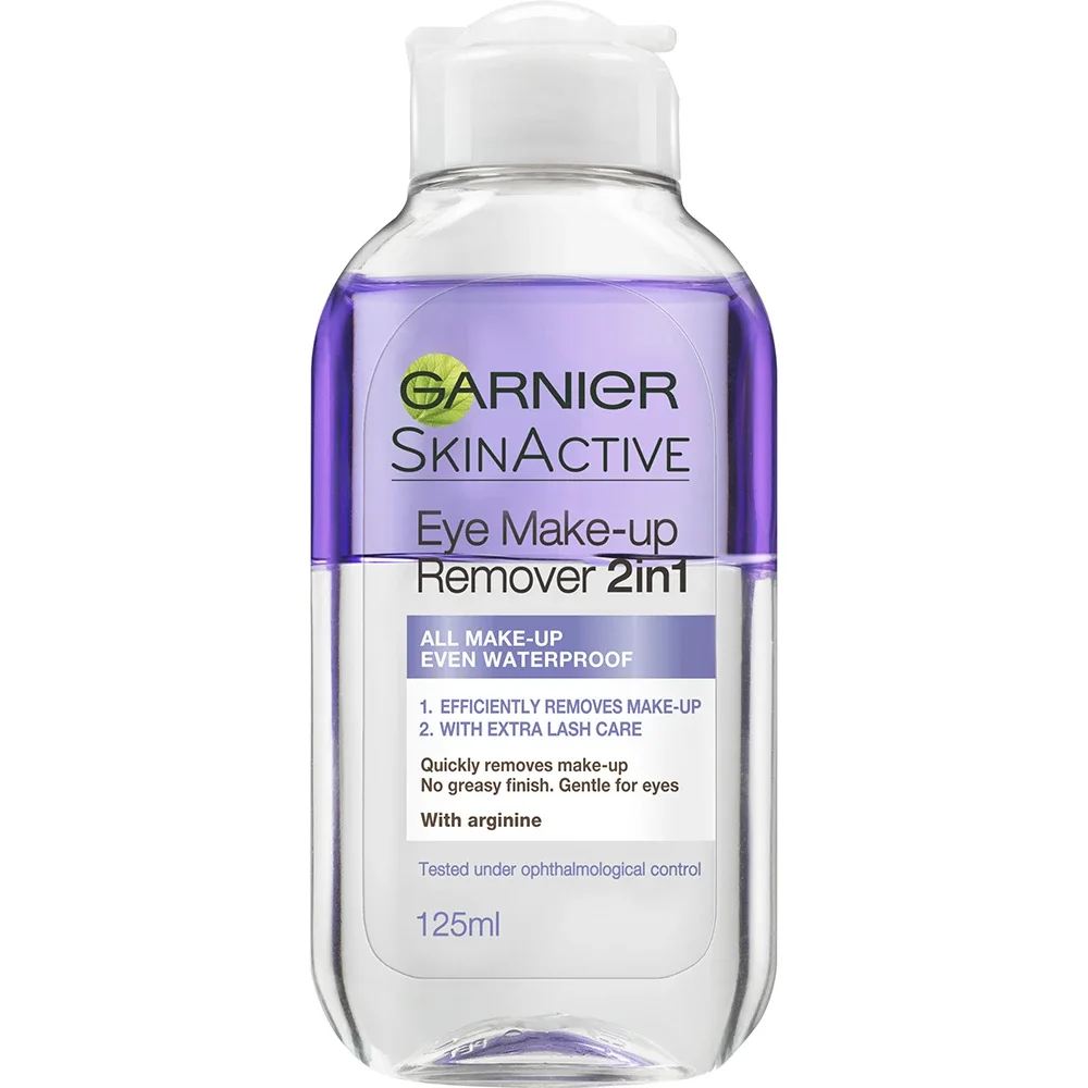 Garnier SkinActive Eye Make-up Remover 2in1, 125 ml - Sminkborttagning ögon