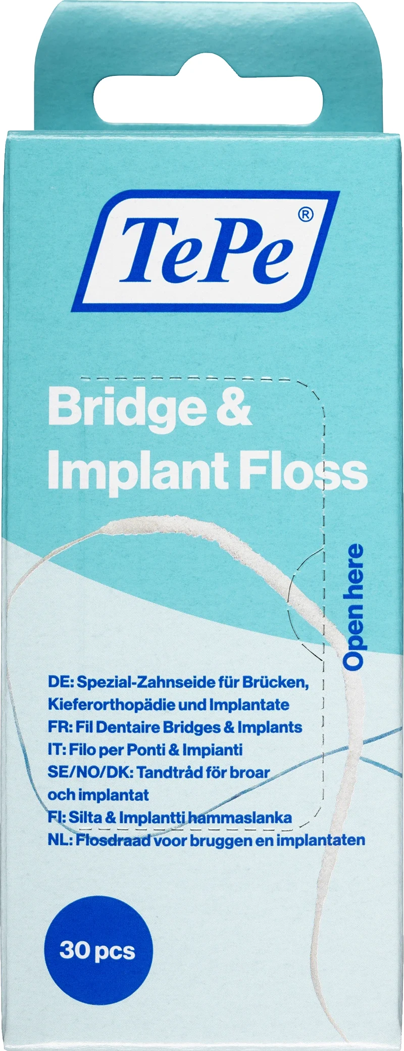 TePe Bridge & Implant Floss Tandtråd 30-pack - Tandtråd