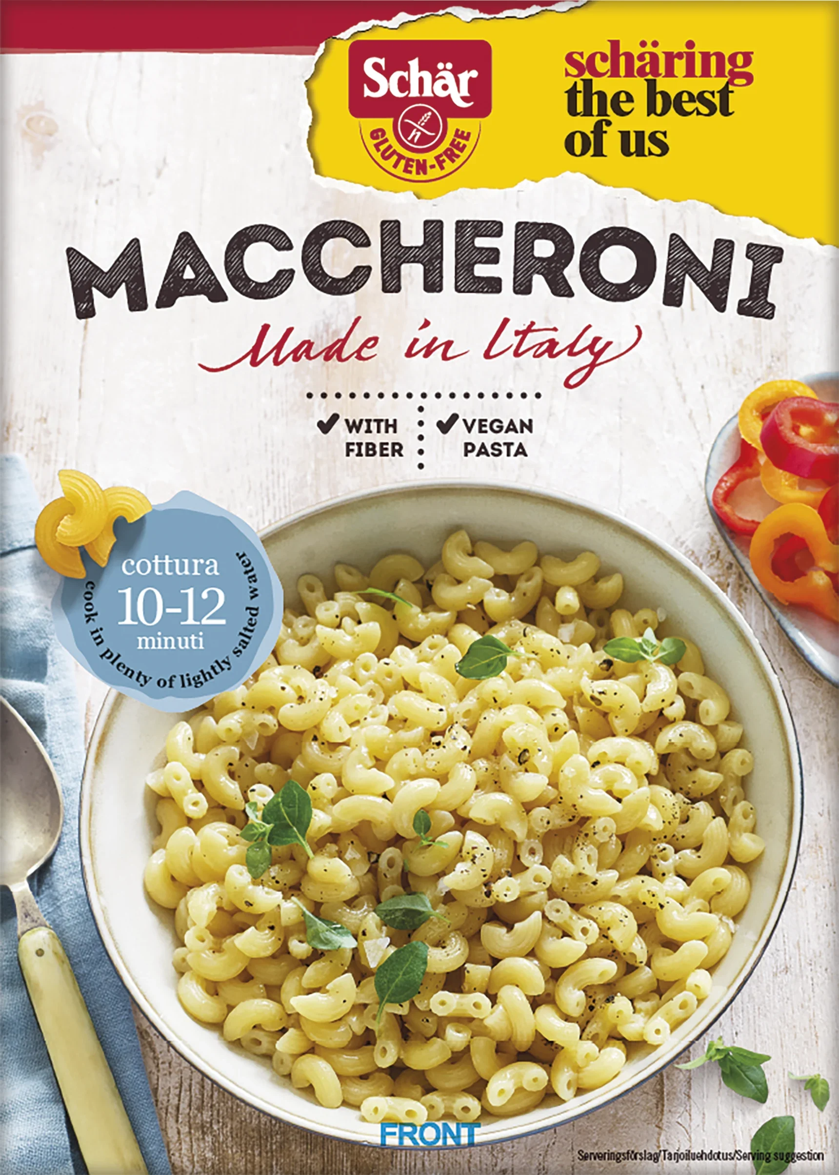 Schär Glutenfria Maccheroni 500 g - Specialkost för barn
