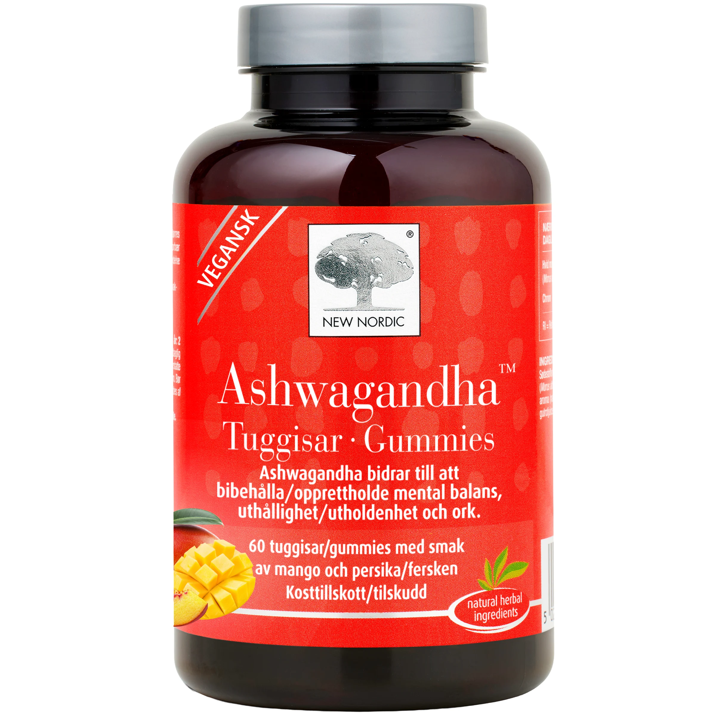 New Nordic Ashwagandha Tuggisar 60 st - Ashwagandha