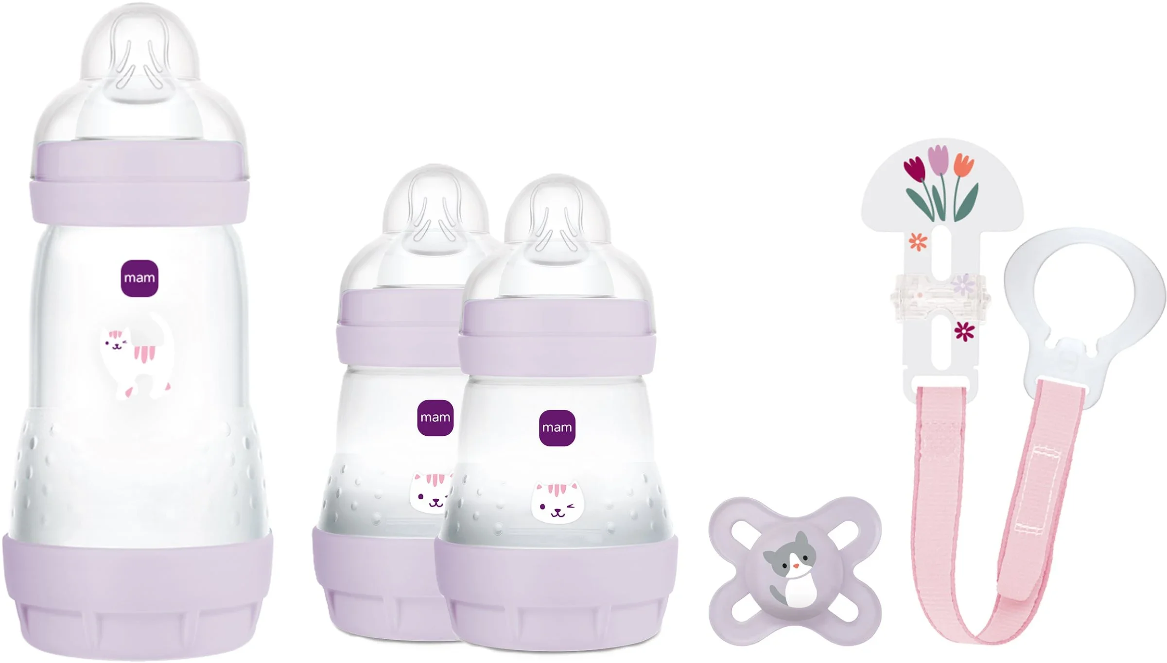 MAM Welcome to the World Gift Set Pink - Nappflaskor & vällingflaskor