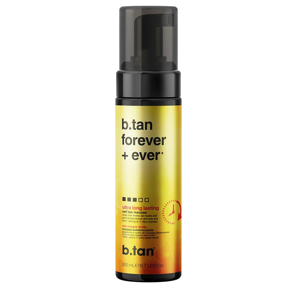 b.tan Forever + Ever Self Tan Mousse 200 ml - Brun utan sol mousse