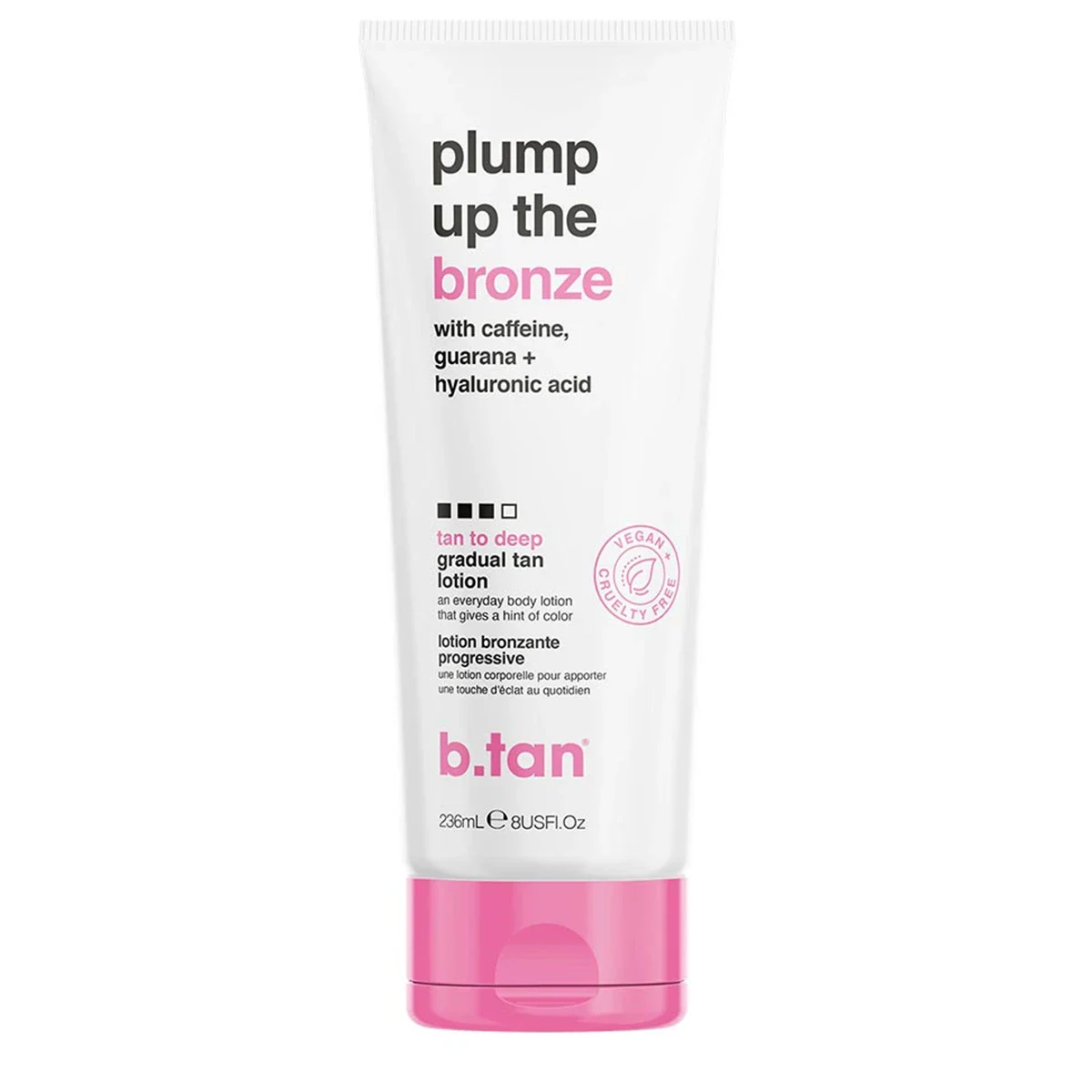 b.tan Plump Up The Bronze Gradual Tan Lotion 236 ml - Brun utan sol lotion