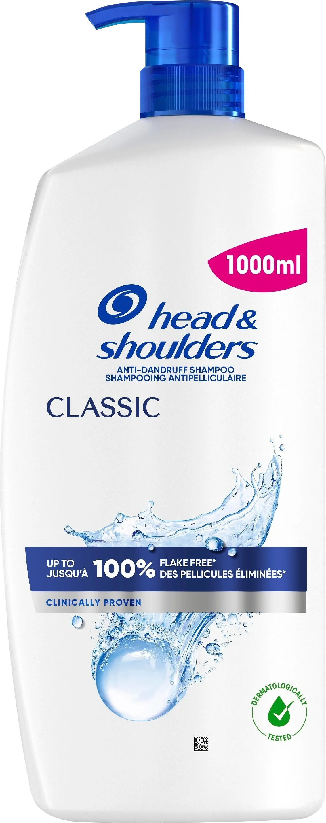 Head & Shoulders Classic Clean Schampo 1000 ml - Mjällschampo
