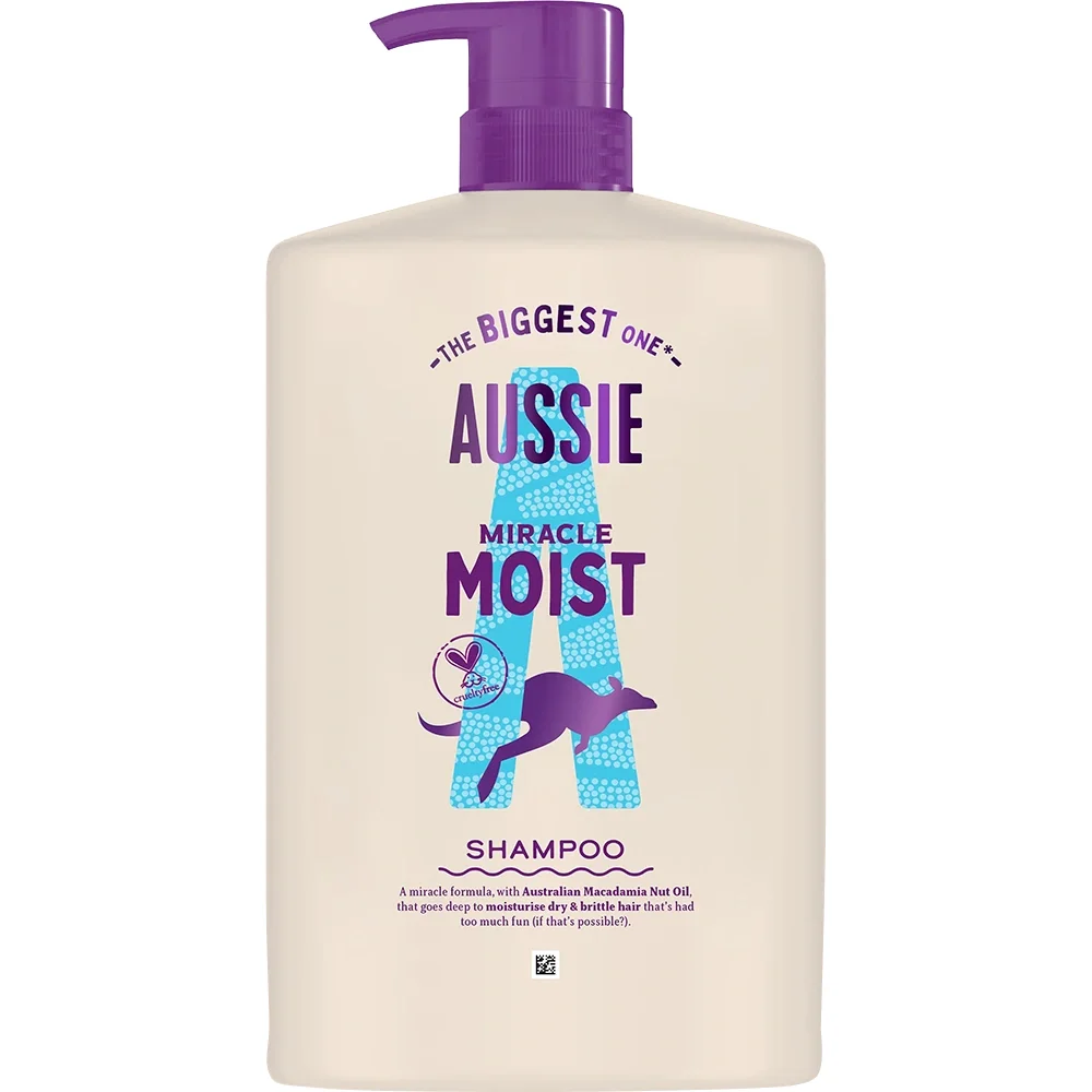 Aussie Miracle Moist Schampo 1000 ml - Schampo