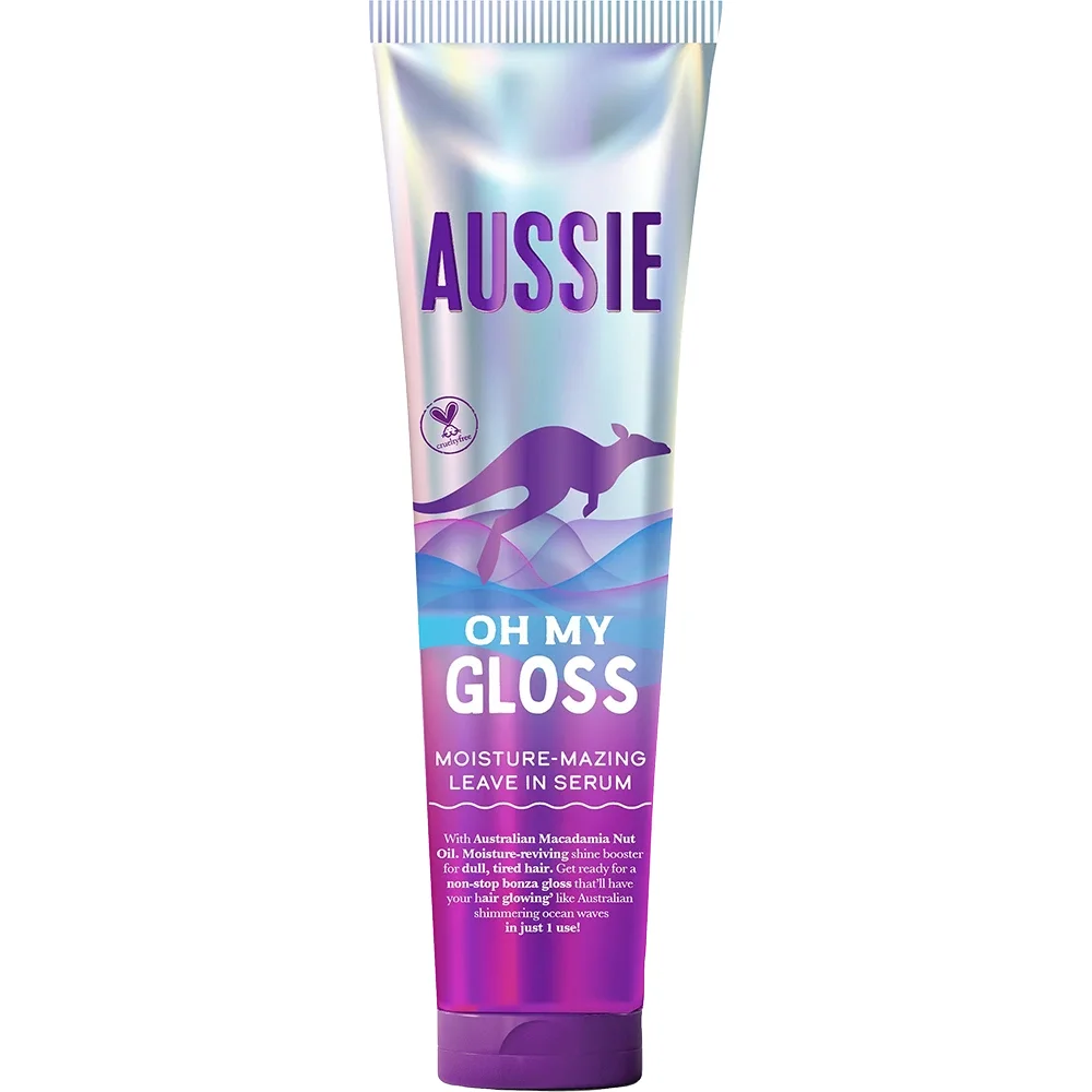 Aussie Oh My Gloss Leave-in Serum 160 ml - Hårkurer