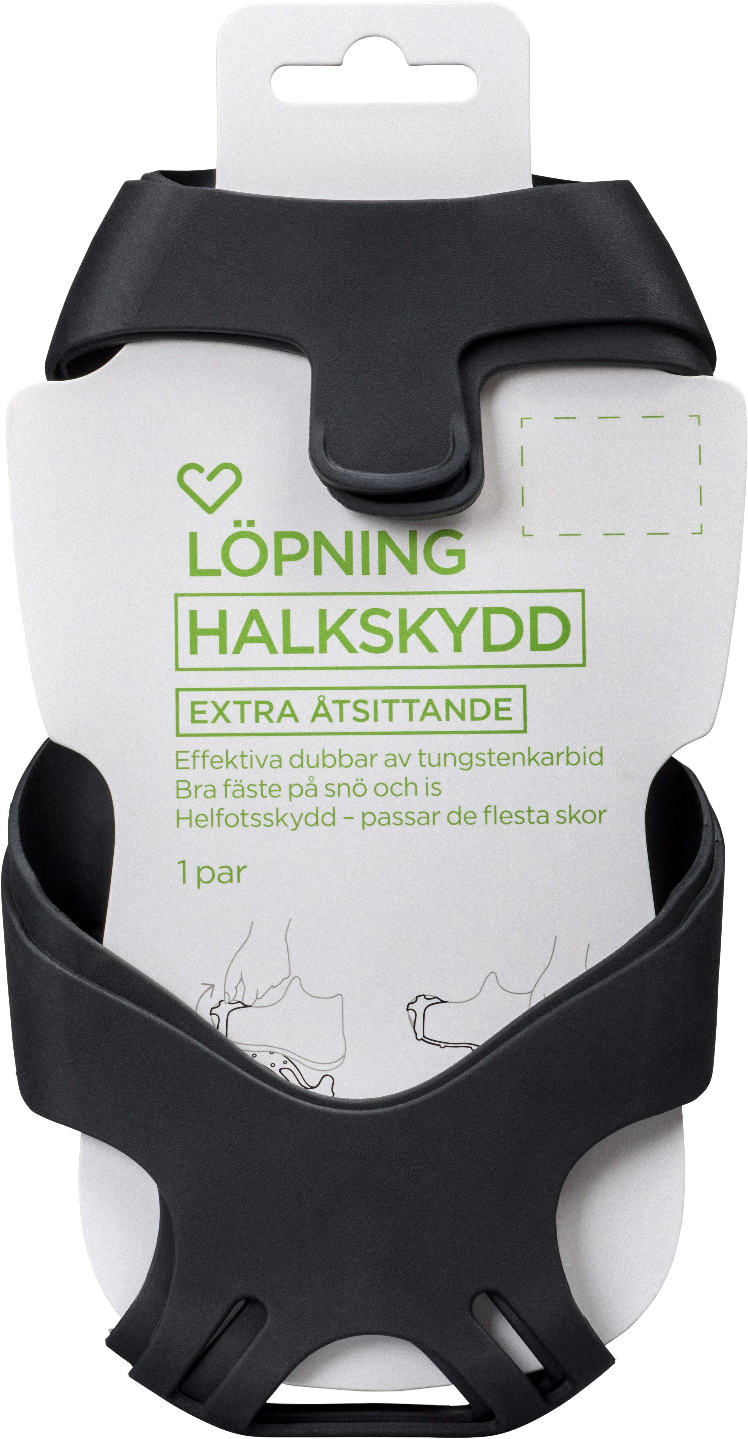 Hjärtats Halkskydd Löpning 1par S/M - Broddar