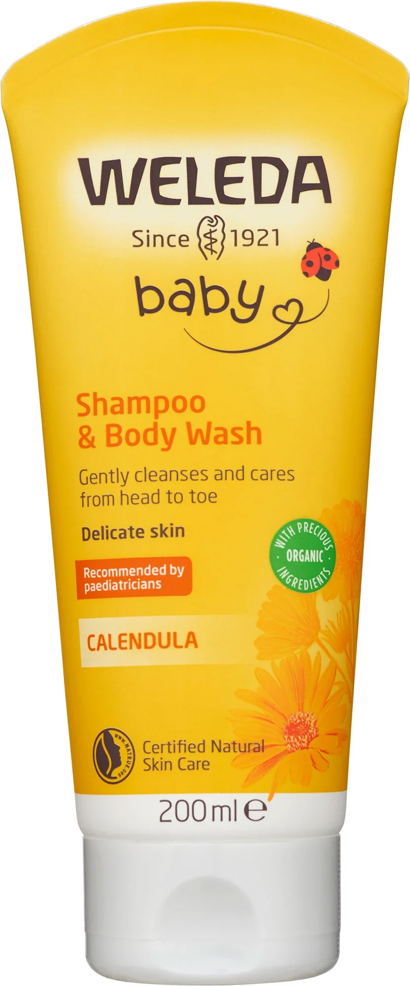 Weleda Calendula Shampoo & Body Wash 200 ml