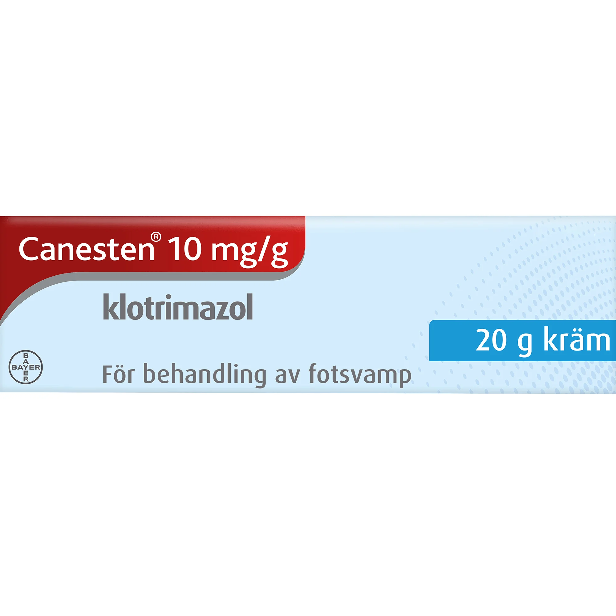 Canesten kräm 1% 20 g - Fotsvamp