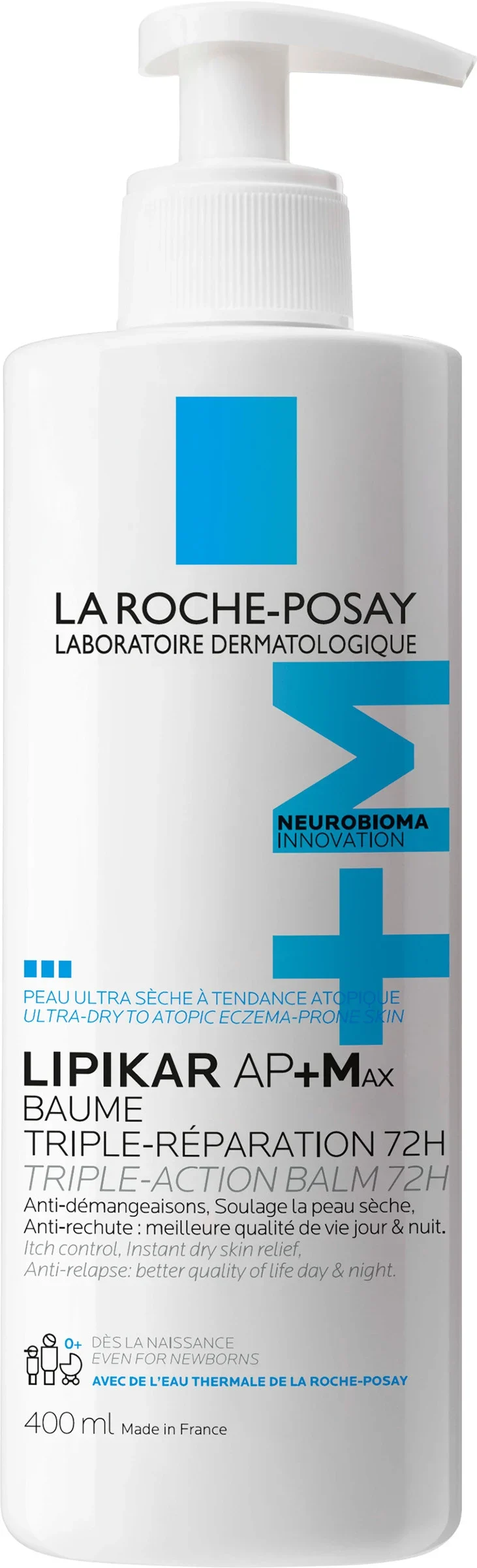 La Roche-Posay Lipikar Baume AP+MAX 400ml - Hudkräm & bodylotion