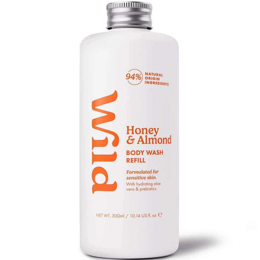 Wild Body Wash Refill Honey Almond - Duschkräm & duschtvål