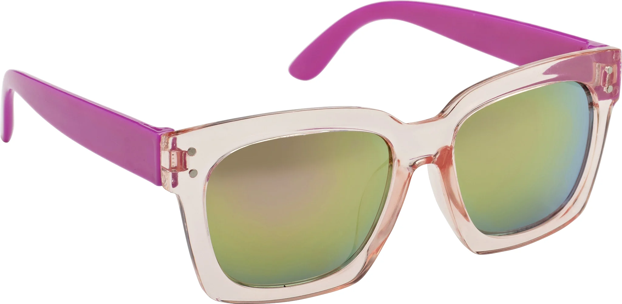 Haga Eyewear Bright Transparent Pink Mirror Lens - Solglasögon för barn & bebis