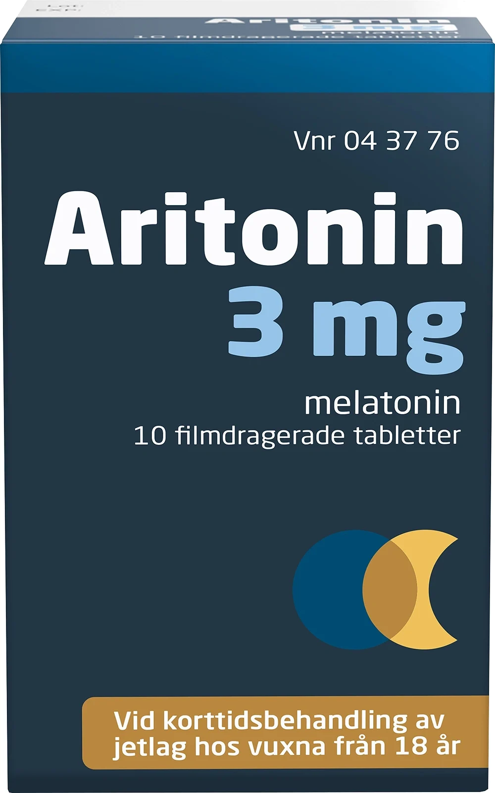Aritonin Filmdragerad Tablett 3 mg Burk 10 tabletter - Insomningsbesvär