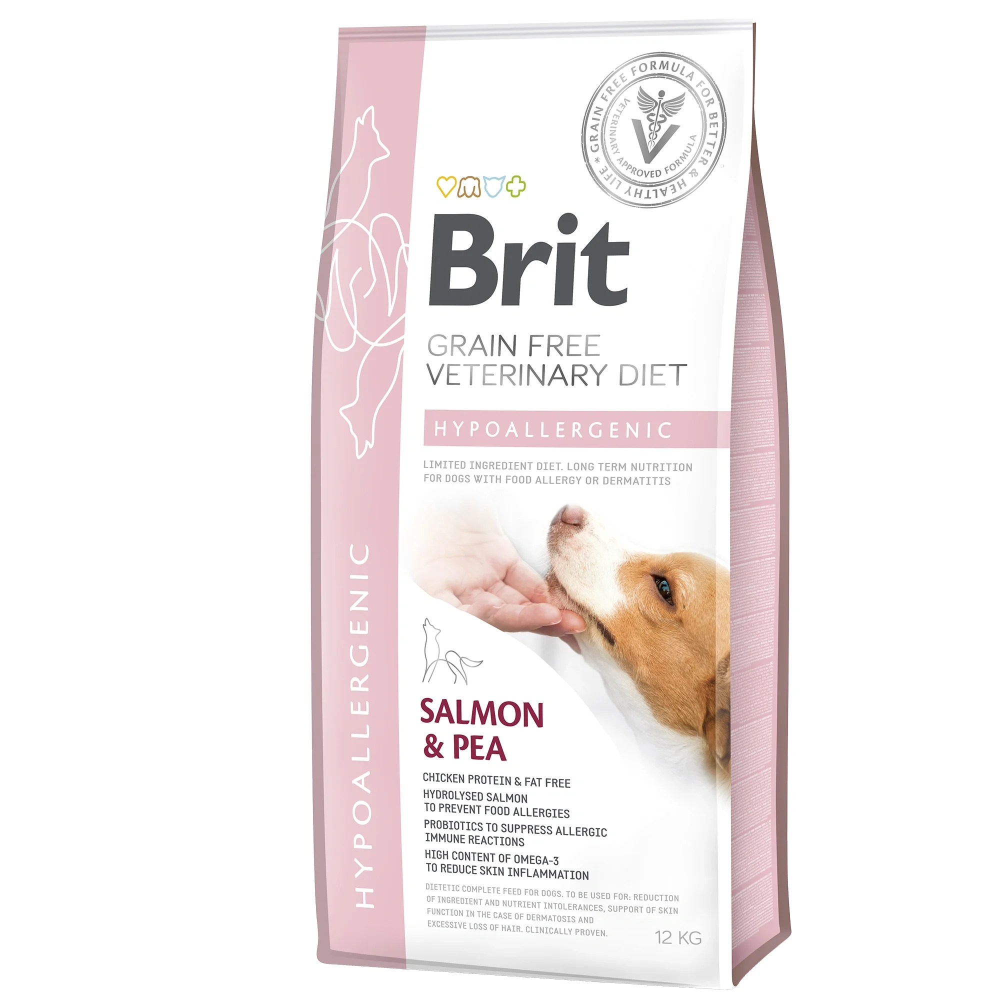 Brit Grain-Free Veterinary Diet Dog Hypoallergenic 12 kg - Torrfoder hund