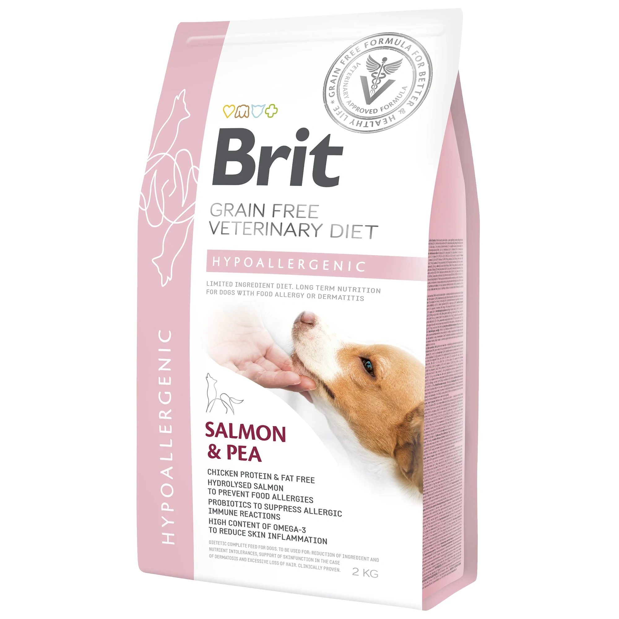 Brit Grain-Free Veterinary Diet Dog Hypoallergenic 2 kg - Torrfoder hund