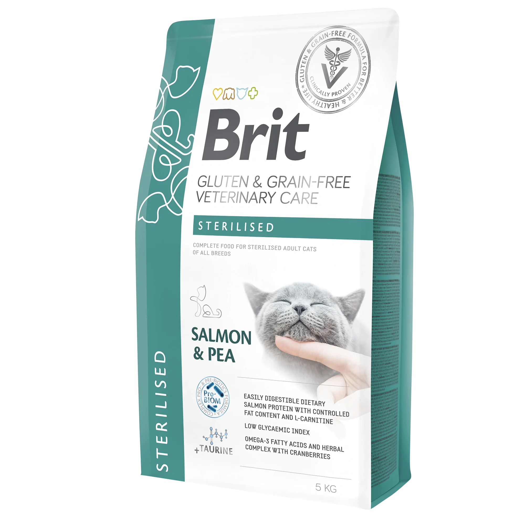 Brit Gluten & Grain-Free Veterinary Diet Care Cat Sterilised 5 kg - Torrfoder katt