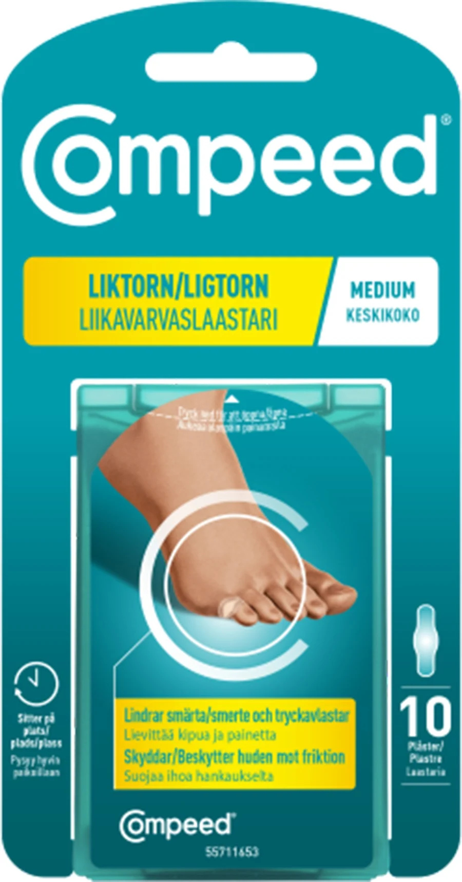 Compeed Liktornsplåster Medium 10 St - Skavsårsplåster