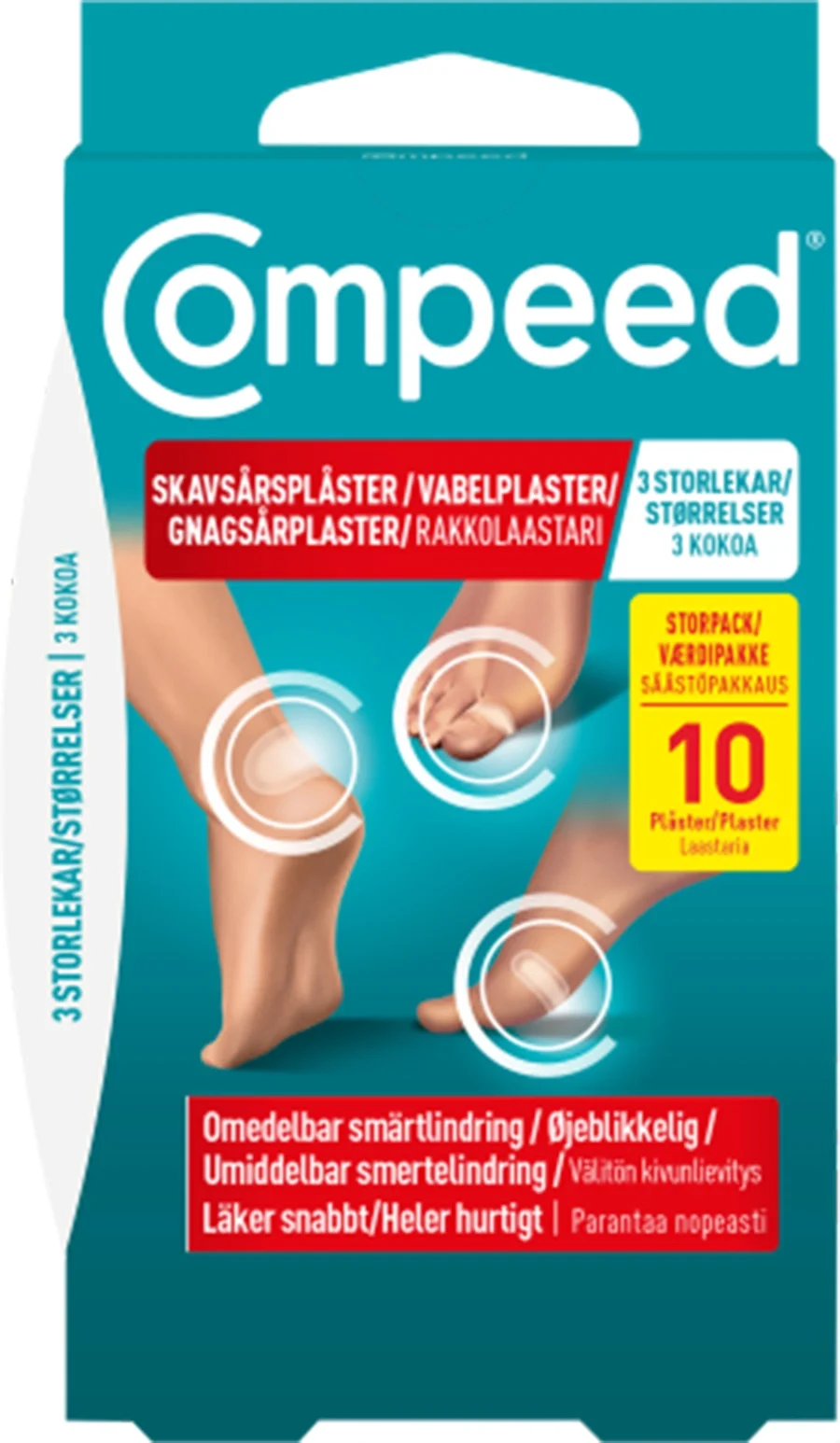 Compeed Skavsårsplåster Mix 10 St - Skavsårsplåster