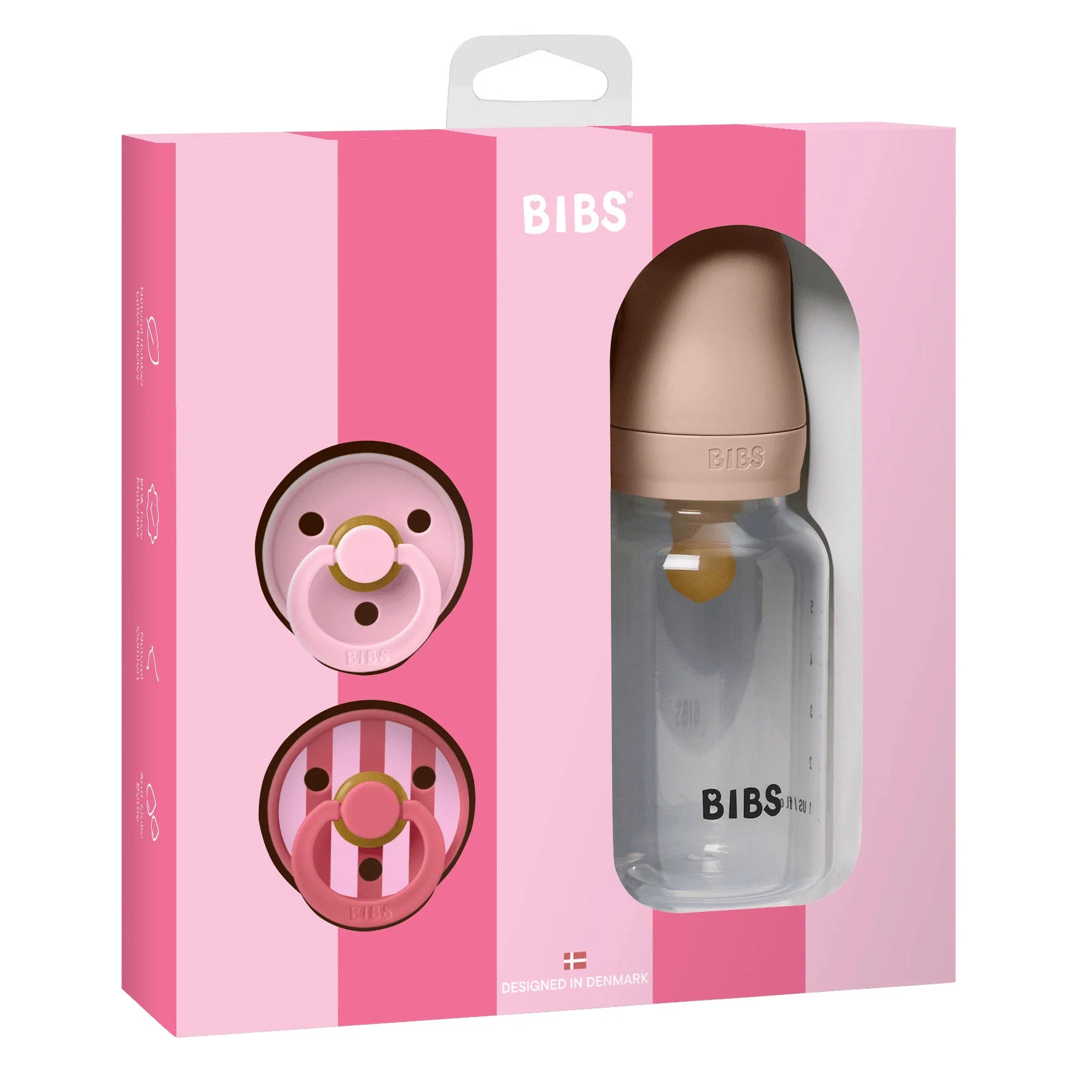 BIBS Gift Set Baby Sprinkle Blush - Nappflaskor & vällingflaskor