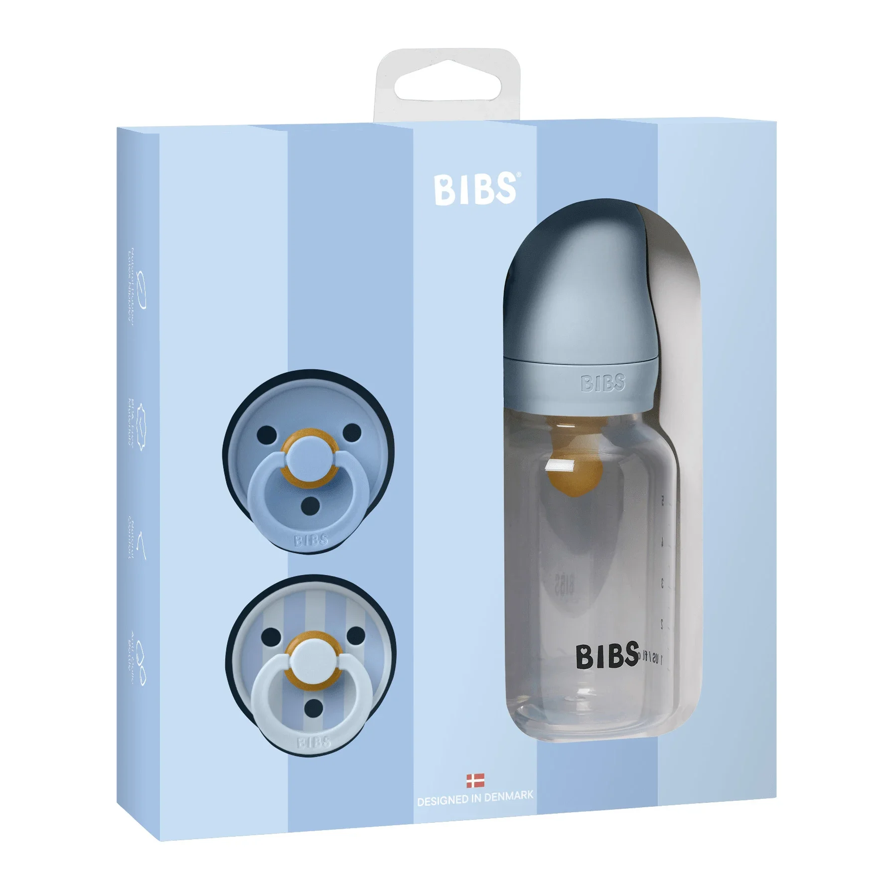 BIBS Gift Set Baby Sprinkle Blue - Nappflaskor & vällingflaskor
