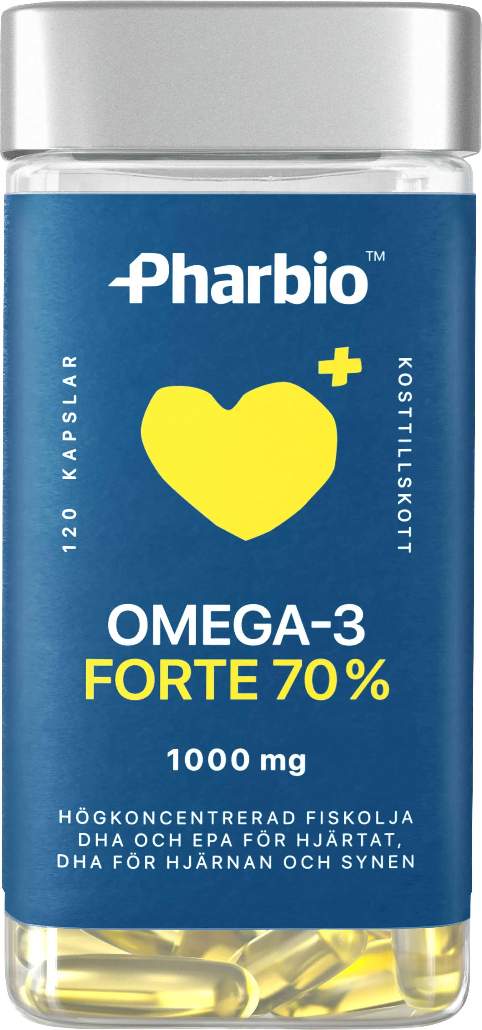 Pharbio Omega-3 Forte Kapsel 120st - Omega 3