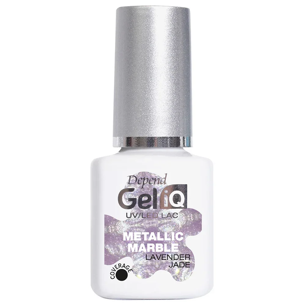 Depend Gel iQ Metallic Marble 5 ml Marble Lavender Jade - Gellack