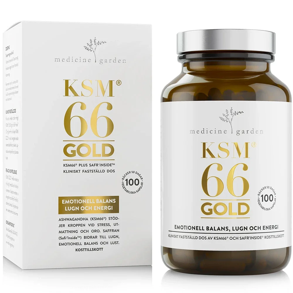 KSM66 Gold 100 st - Stress & oro