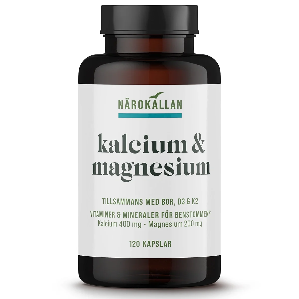 Närokällan Kalcium & Magnesium 120 kapslar - Kalcium