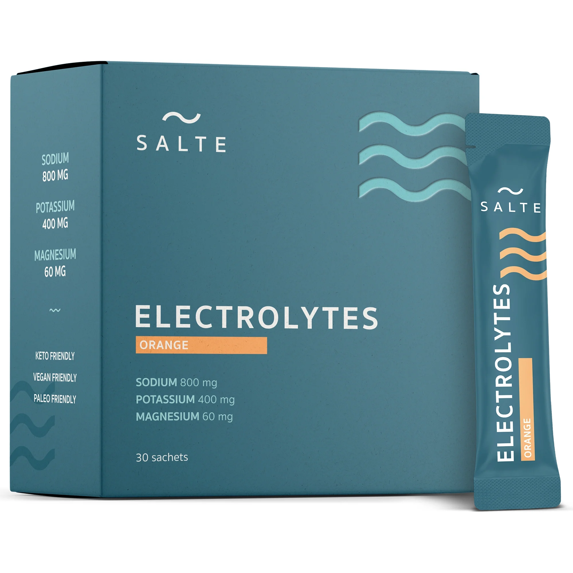 Salte Elektrolyter Apelsin 30-pack - Elektrolytpulver