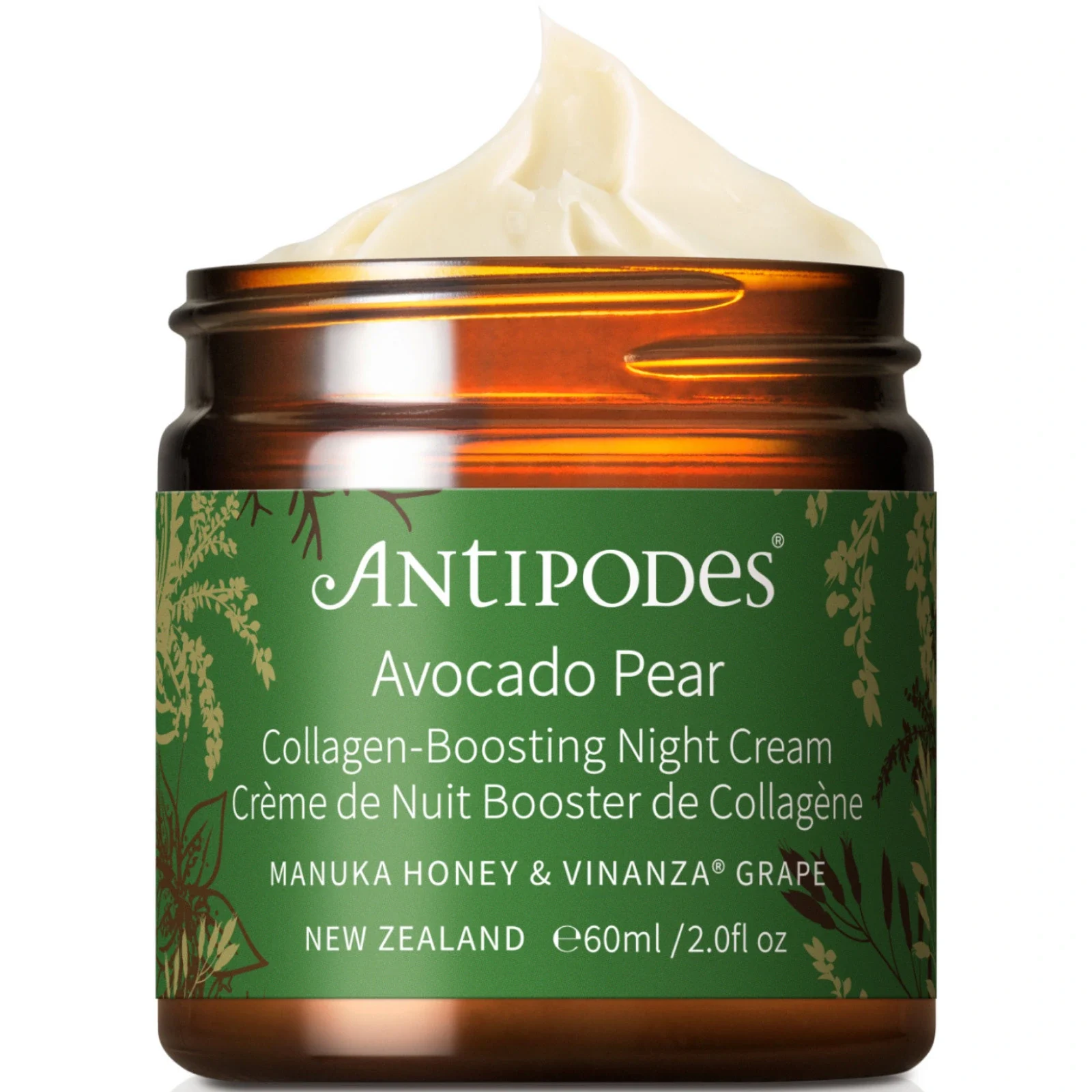 Antipodes Avocado Pear Collagen-Boosting Night Cream 30 ml - Ansiktskräm - nattkräm