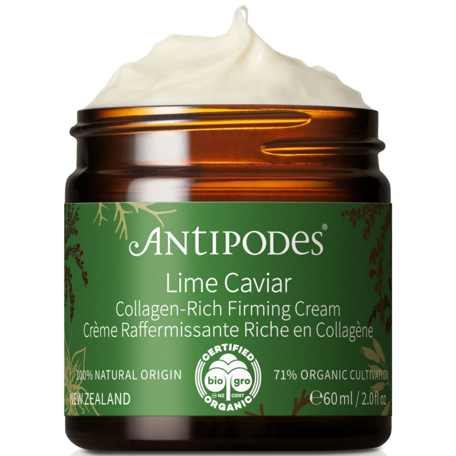 Antipodes Lime Caviar Collagen-Rich Firming Cream 60 ml - Kollagenkräm
