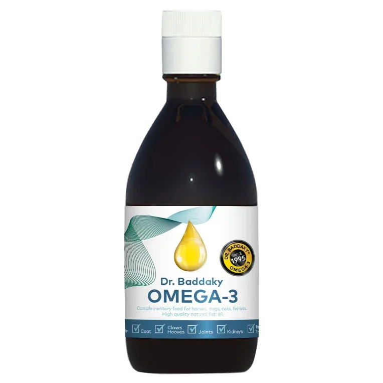 Dr. Baddaky Omega-3 Fiskolja 200 ml - Fodertillskott hund