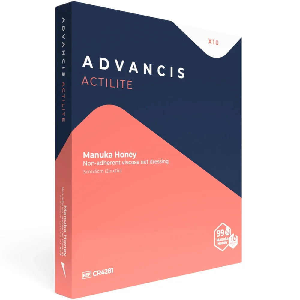 Actilite Viskosnät med Manukahonung 5x5cm 10 st - Förband