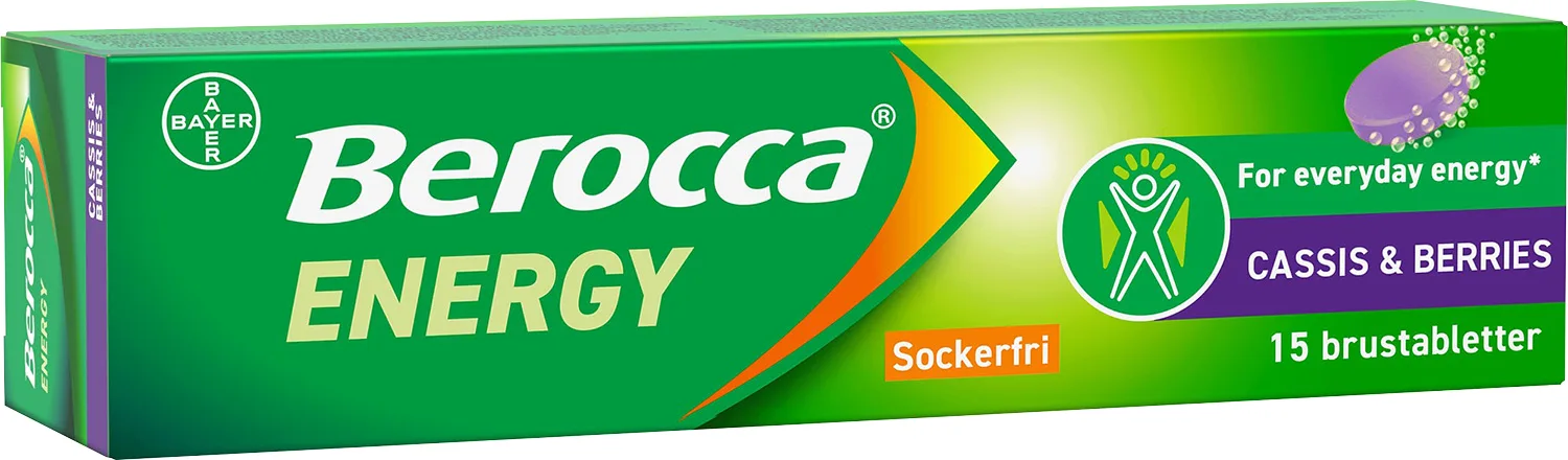 Berocca Energy Cassis & Berries 15 st - Multivitamin