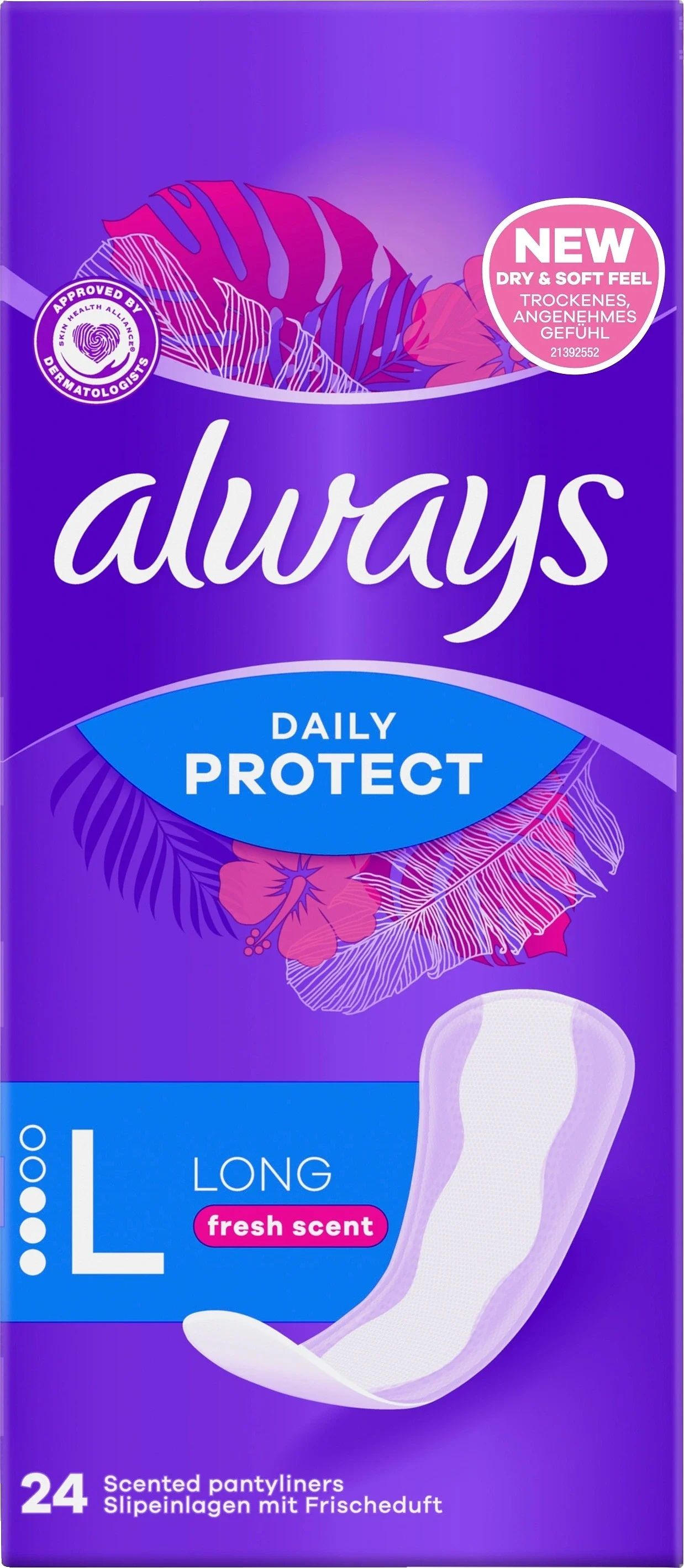 Always Dailies Fresh Extra Protect Large Trosskydd 24 st - Trosskydd