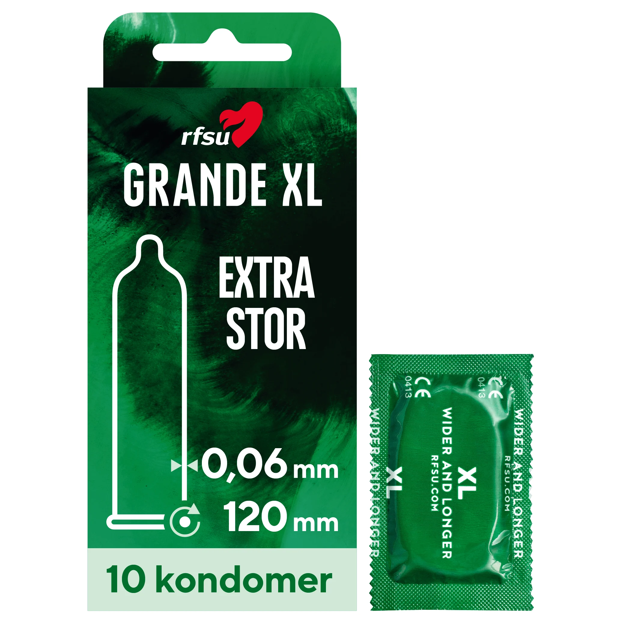RFSU Grande XL Kondom 10st - Stora kondomer